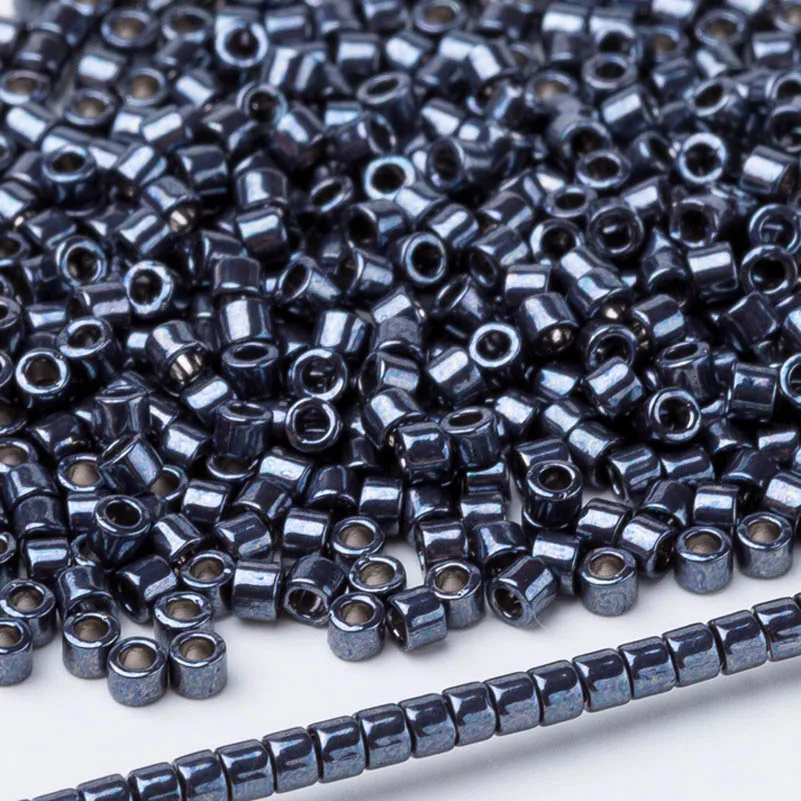 Taidian Miyuki окрашенный металлический пистолет с никелевым покрытием DB453 1,6 мм x 1,3 мм 5 г/пакет серьги-браслеты ручной работы стеклянные бусины Delica