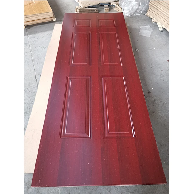3mm Melamine HDF Molded Door Skin Used For Interior Door