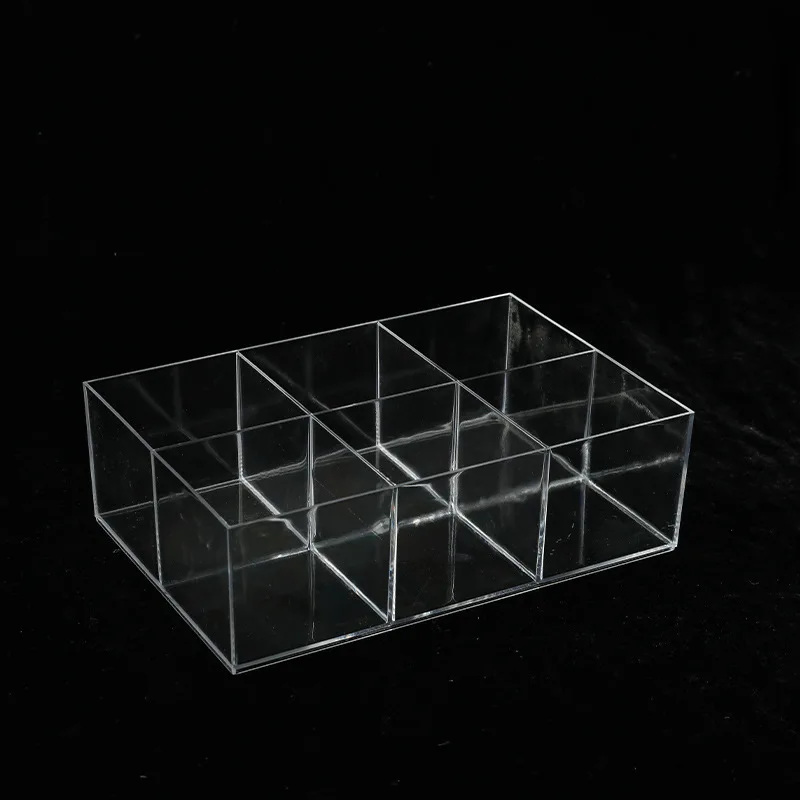 Factory Hot selling Cosmetic Jewelry Organizer Home Acrylic Case Clear Storage Case Lipstick Makeup Box