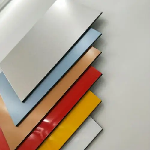 Wholesale high quality 2~6mm total thickness the standard size  alucobond aluminum composite panel aluminum sheet price