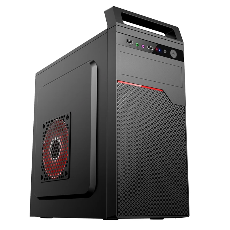 Снеговик удивительный дизайн MATX Mini ITX PC игровой чехол Mid Tower компьютер настольный стальной лист черный компьютерный корпус Корпус Корпуса