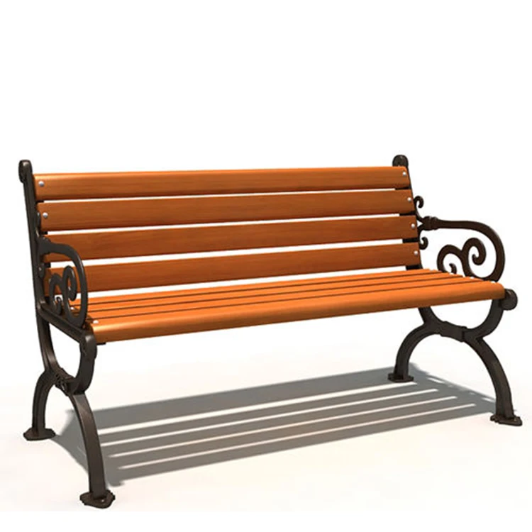 BH14805 Top Sale Security Outdoor Bench Wooden Park Leisure Chair