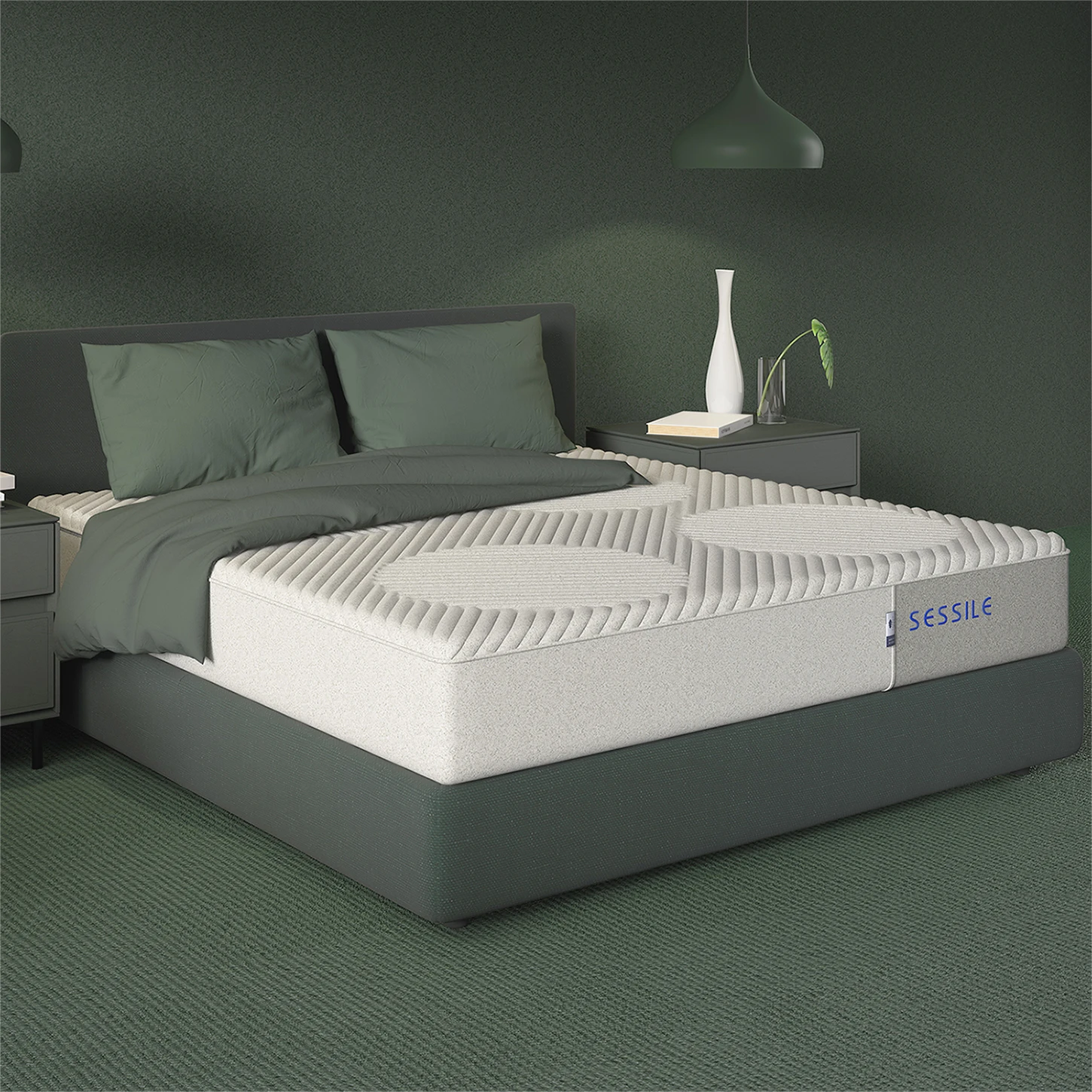 Vacuum Pack High Quality Mattresses Pocket Spring High Density Gel Memory Foam Hotel Bed Mattress Latex with Natural Modern