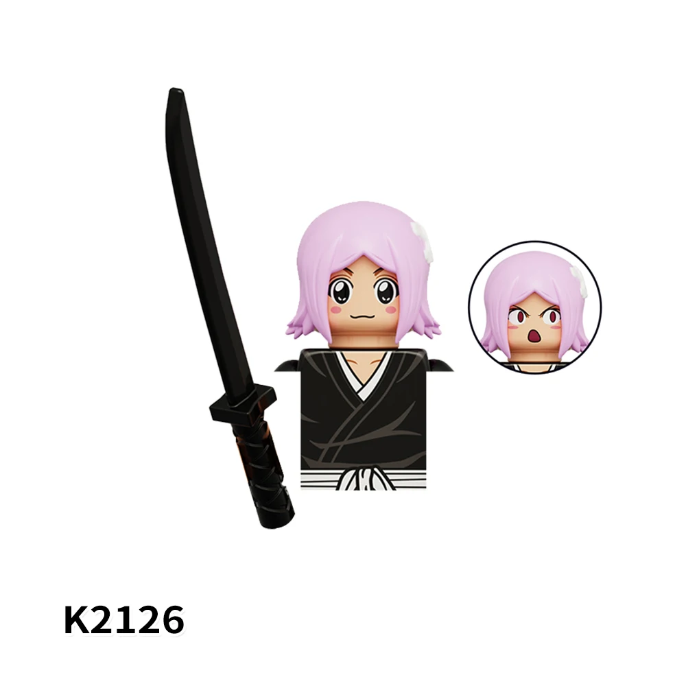KDL816 Uzumaki аниме Unohana Retau Yamamoto Hitsugaya Toushirou Zaraki Kenpachi Ichigo мини-конструктор детские игрушки