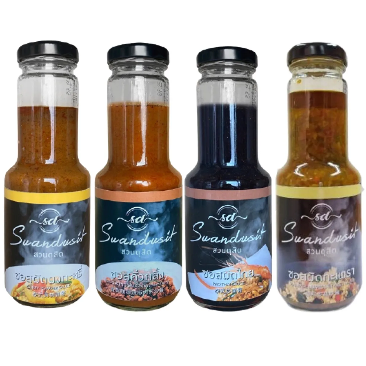 
SD Suandusit - Thai Instant food seasonings sauce Stir Fried rice noodles for foodstuff (325 g.) 