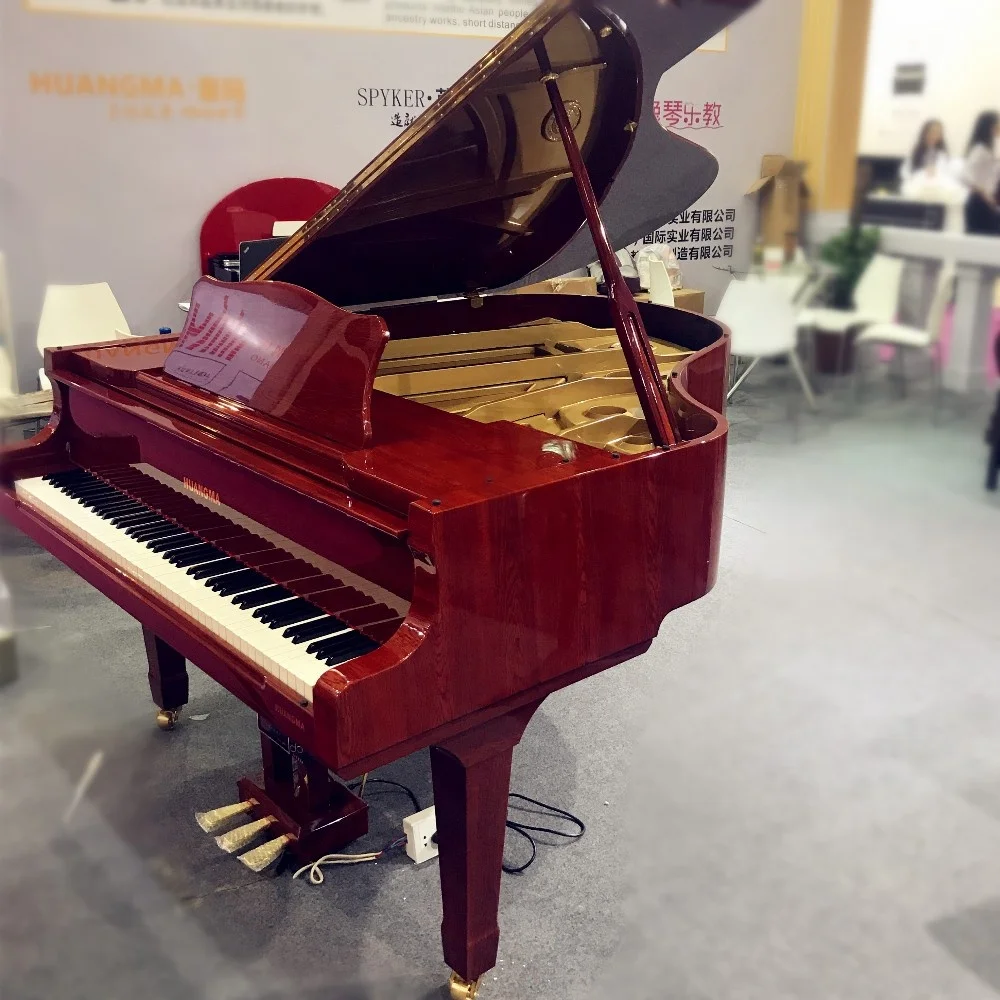 Цифровой рояль HD-W186 6 футов кабинетный Электрический красного дерева