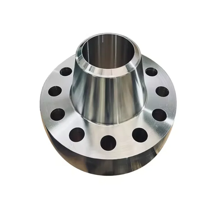 Customized High Quality Long Type Welded Neck Flange Stainless Steel Ss304 316 Round Linear Bearing Pipe Flange