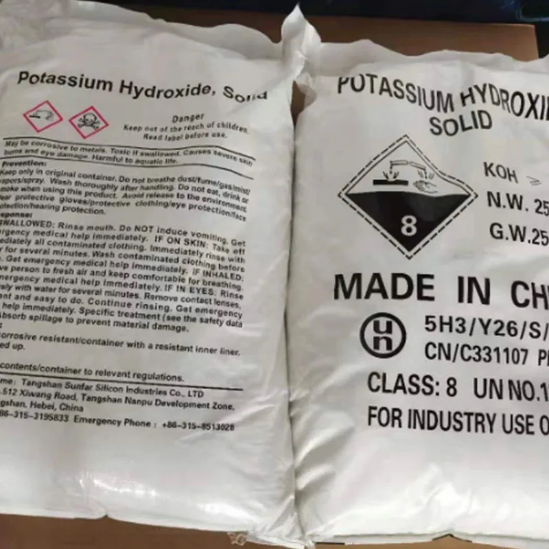 Caustic potash/potassium hydroxide flakes for soap production