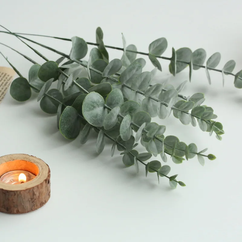 ins eucalyptus leaf branch small fresh  artificial  green plant artificial flower ornament flower arrangement Nordic style