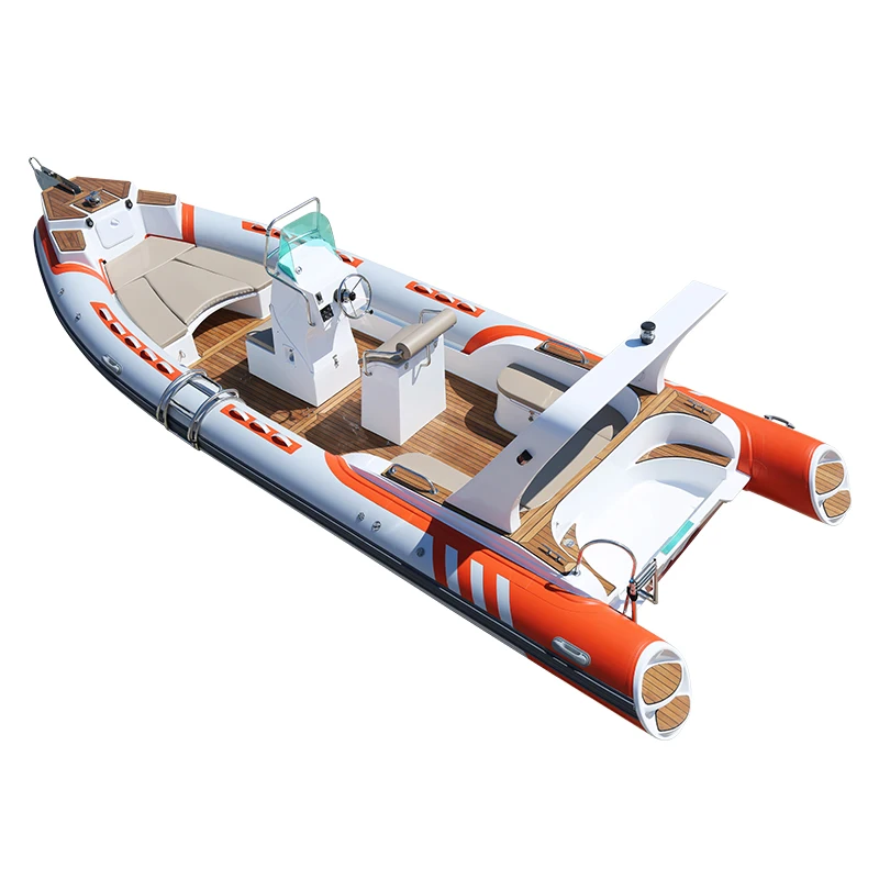 Haohai Rowing Yacht Boats Fishing Rib Aluminum Kayak Speed Vessel Luxury Fiberglass Displayracks Pontoon Boat For Entertainment