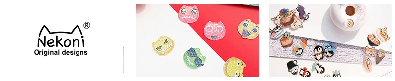 Nekoni PVC Animal Sticker Sheet Penguin Puppy Dog Cat Kitty Panda Puppy Stickers Decal Waterproof Scrapbooking Stickers