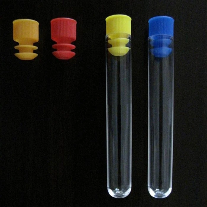 Test Tube Stopper Cover 12mm,Flange Type,PP