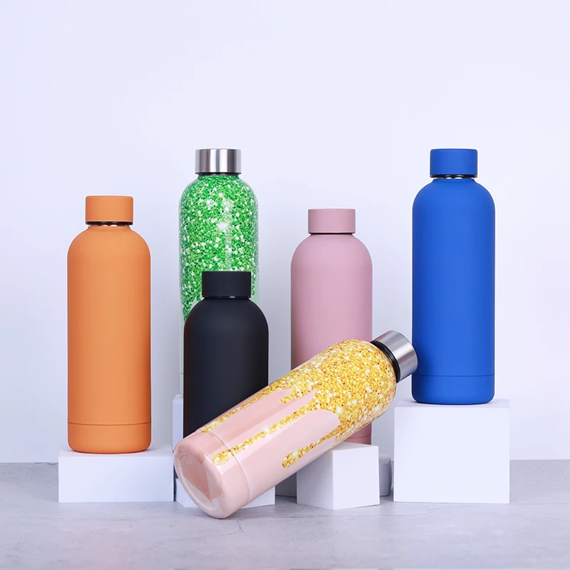 Wholesale Double Wall Vacuum Thermos 500 ML 750 ML Standard Mouth Insulated Drink Sport 18/8 Stainless Steel Water Bottle