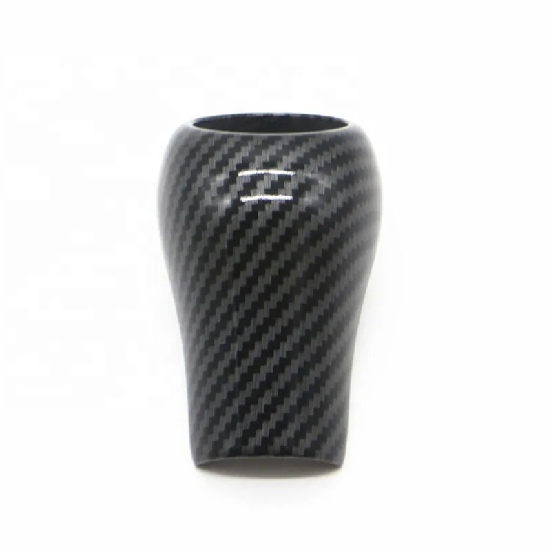 For Mercedes Benz C CLS G E Class W204 Gear Shift Knob Cover Carbon Fiber Trim