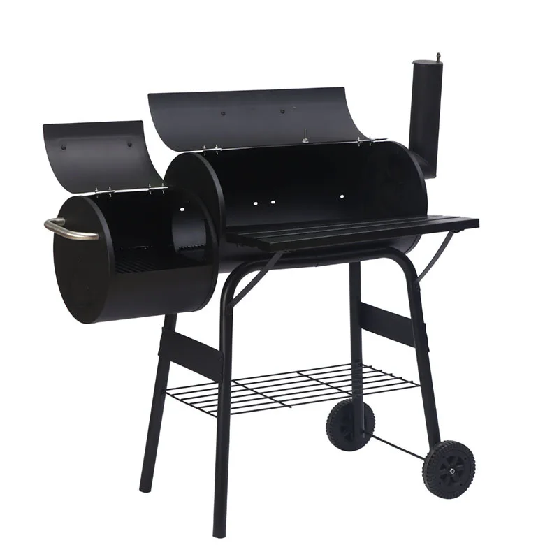 Barrel Bradley Smoker Heavy Duty Pig Large Metal Commercial Texas Charcoal Offset Smokers Cast Iron Bbq Grills Machine For Sale