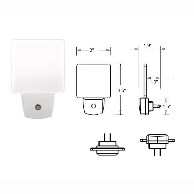 High Brightness sensor cube night light for kids baby sleeping nursery lamp with multi colors