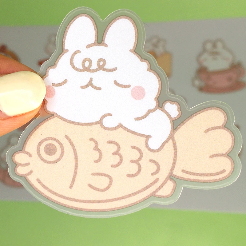 Gold trim 3d holographic self adhesive custom vinyl die cut sticker for kids