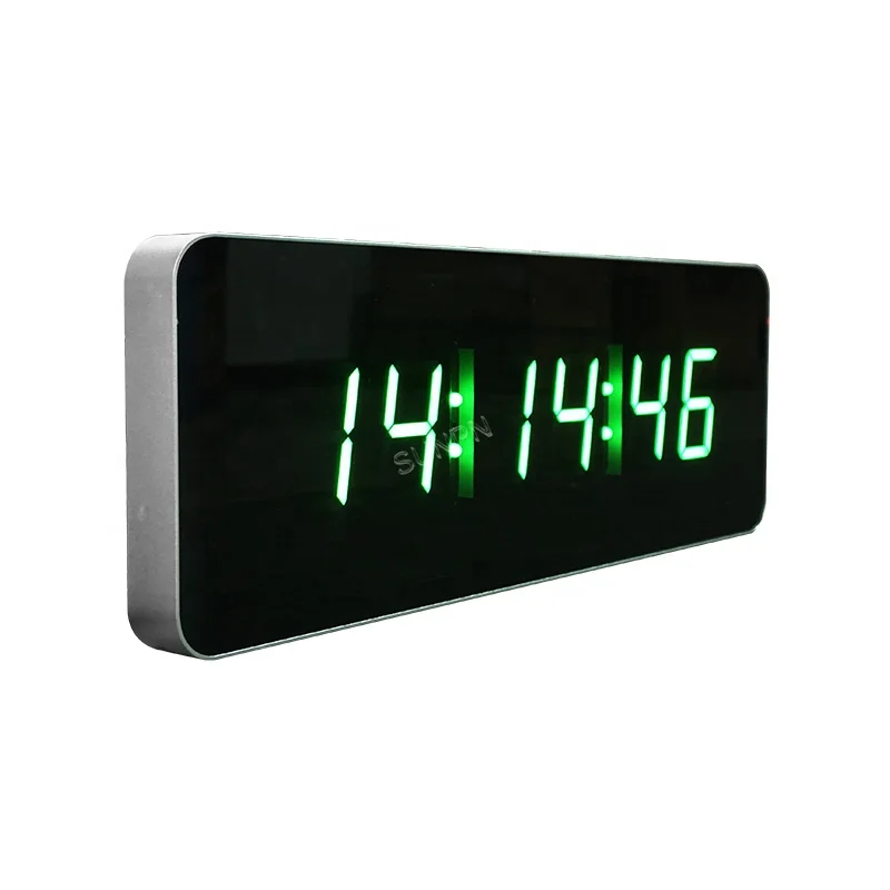 New Arrival of Wall mounted electronic digital clock NTP POE clock indoor for school hospital office factory usage