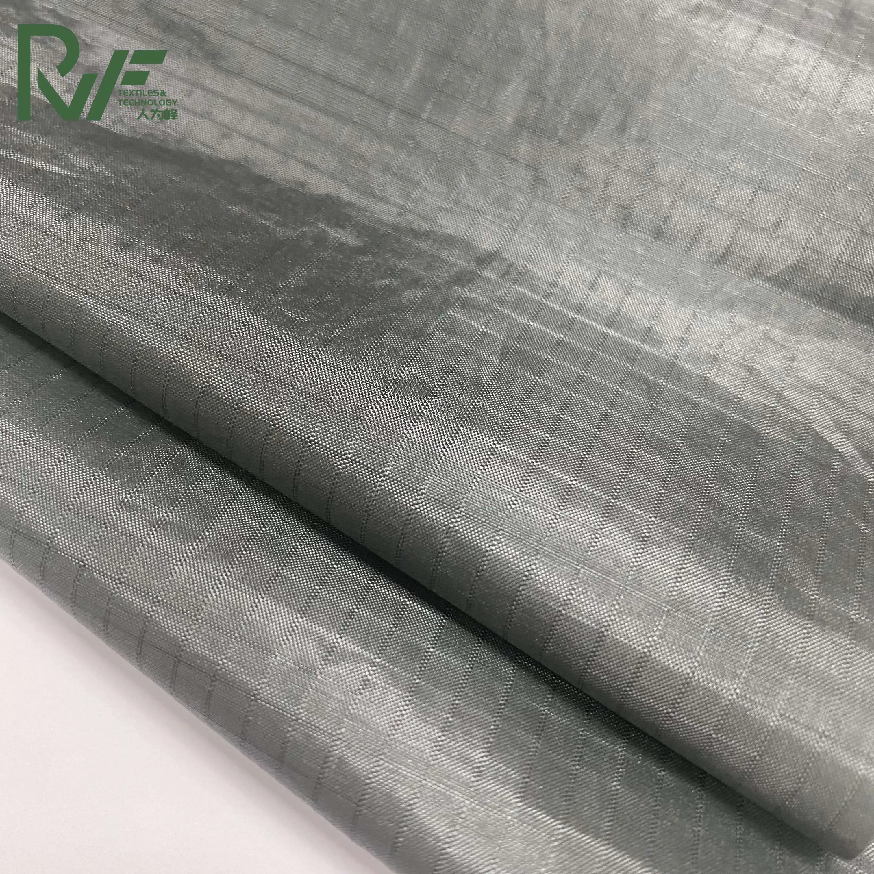 Silicone PU Coated  0.3 ripstop nylon N66 fabric