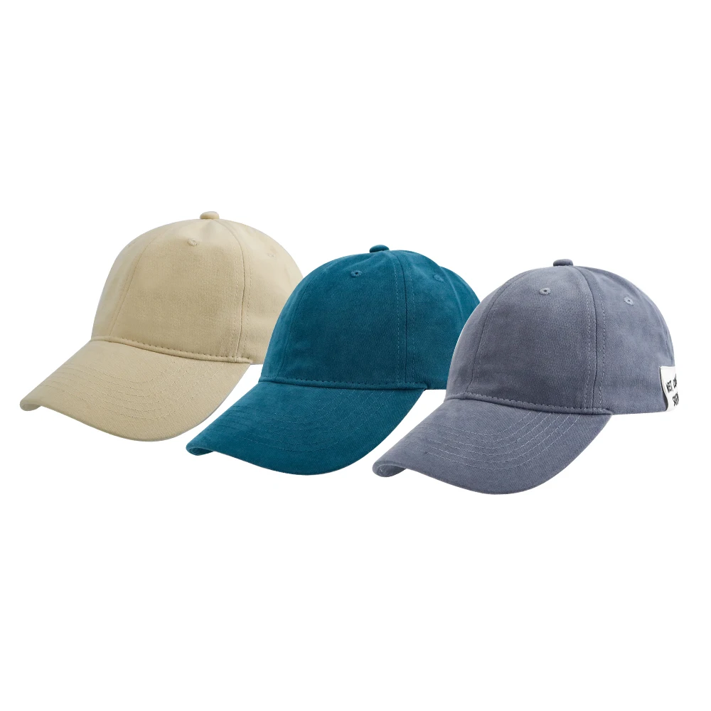 
VCANFASHION 100% cotton women men cap breathable different color choice comfortable designer custom hats men baseball cap 