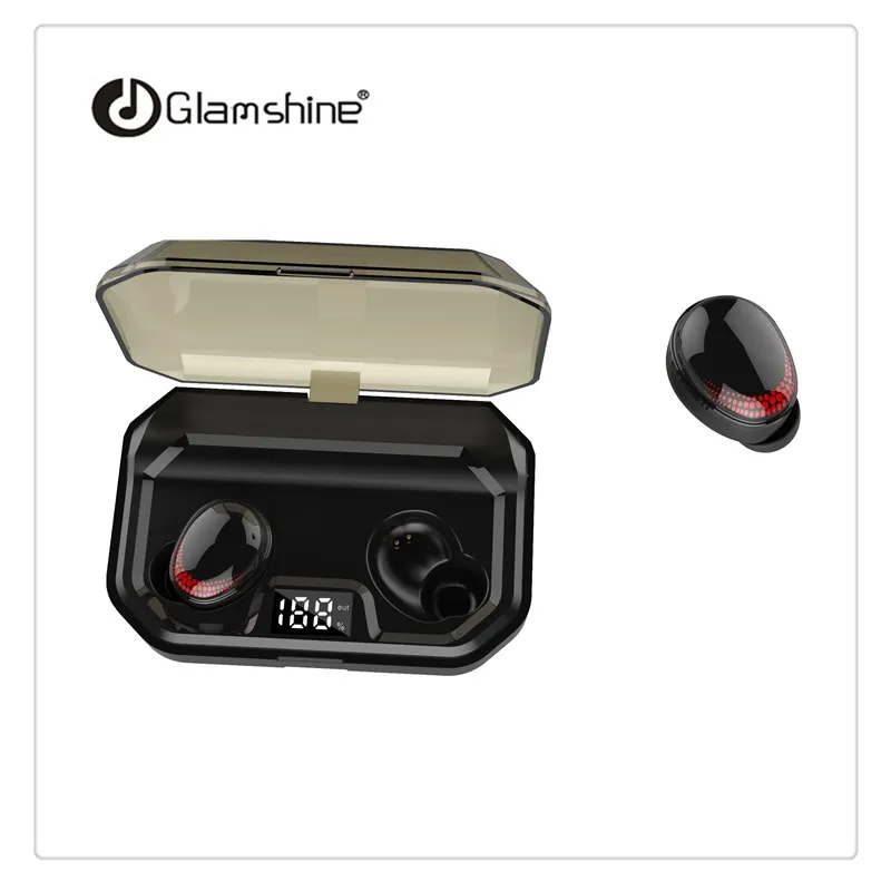 5.0 TWS Wireless Earphones Headsets Headphones Stereo Earbuds with Charging Case