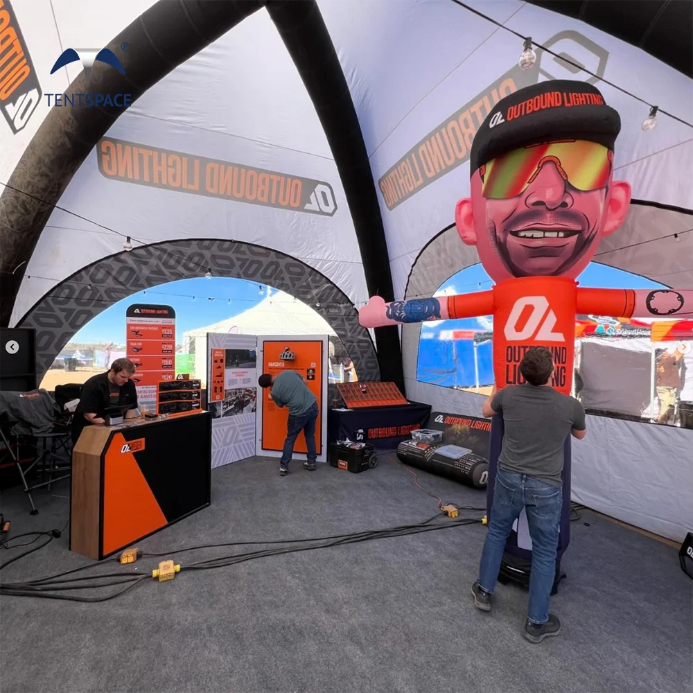 easy setup marquee tent safety valve booth inflatable event tent new design air dome tent for brand new product launch