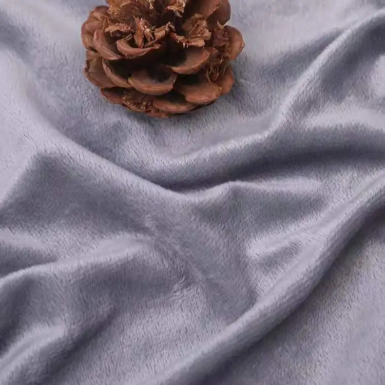 Strong manufacturer 100%polyester costom super soft plush toy fabric for kid toy