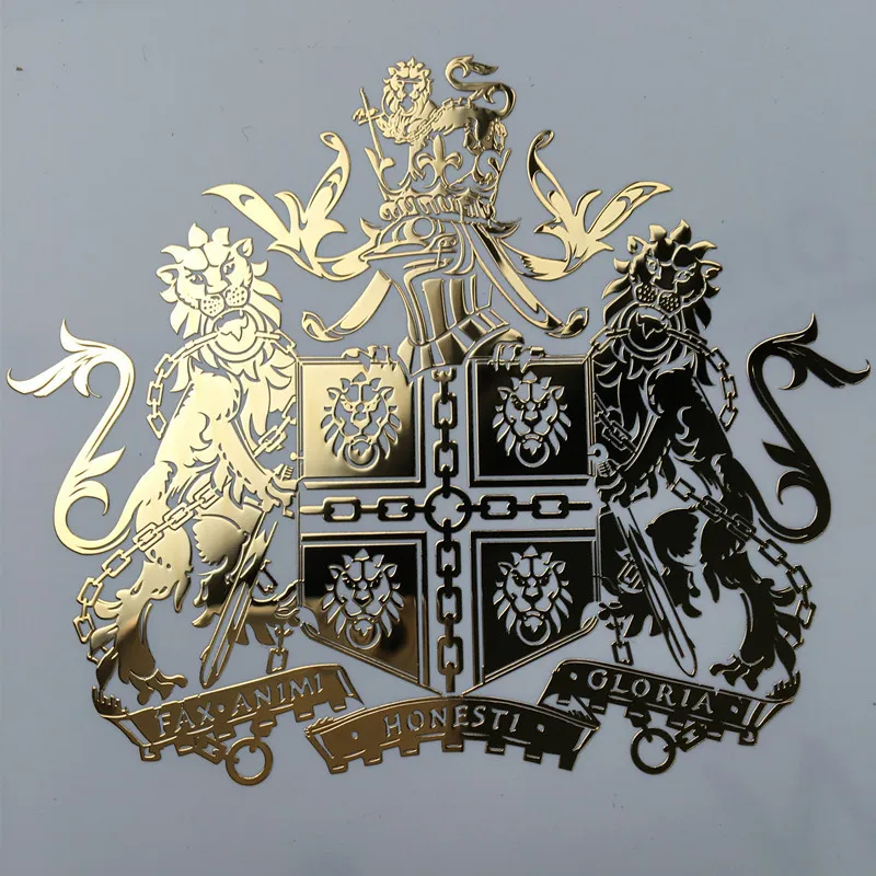 Custom Waterproof Electroplating Nickel Logo Personalized Printing Label 3D Metal Sticker