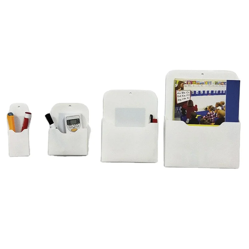 Wholesale chalk box stationery box plastic whiteboard blackboard magnetic storage box office podium whiteboard holder