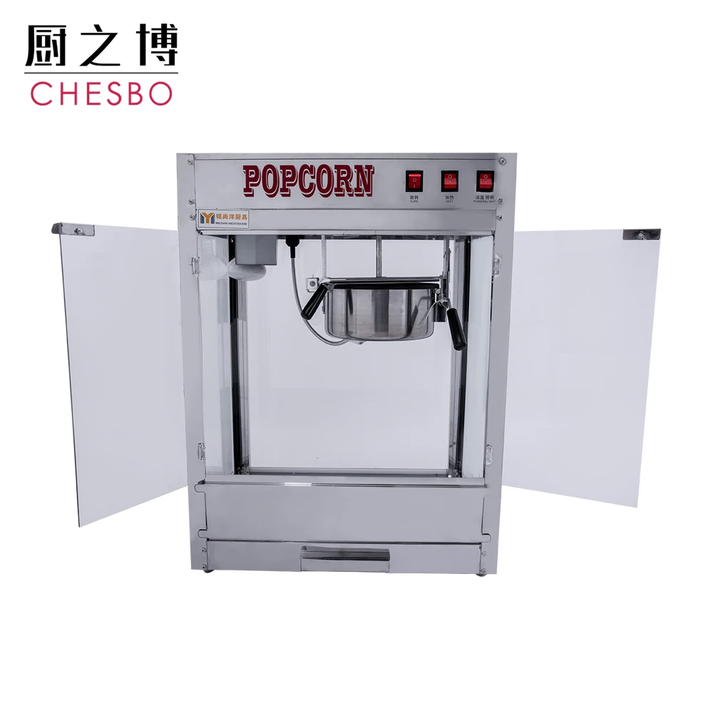 8oz big commercial stainless steel popcorn Caramel Kettle Corn Popcorn Machine For Sale