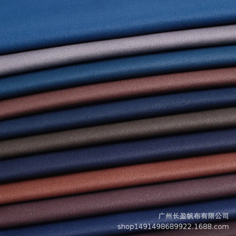 waxed cotton fabric canvas waxed polyester cotton  windbreaker fabric brown red