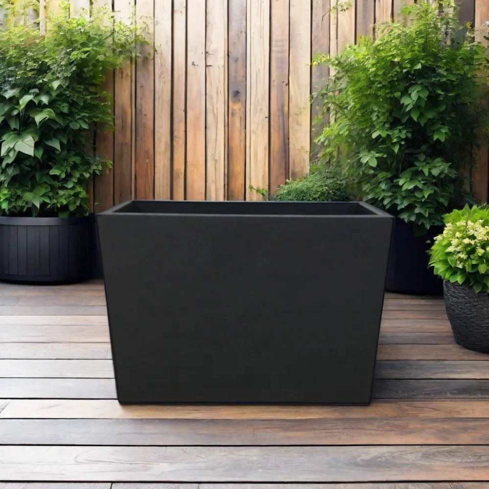 Planters Steel Outdoor Box Corten Steel Cube Planter