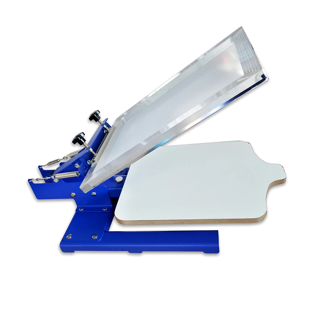 Manual One Color One Station Silk Screen Printing Machine Desktop Simple T-shirt Silk Printer for Clothes