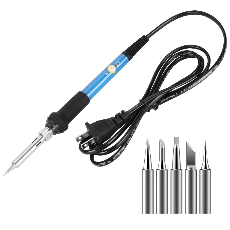 110V 60W 6 in 1 Electric Soldering Iron Kits Adjustable Temperature soldering iron
