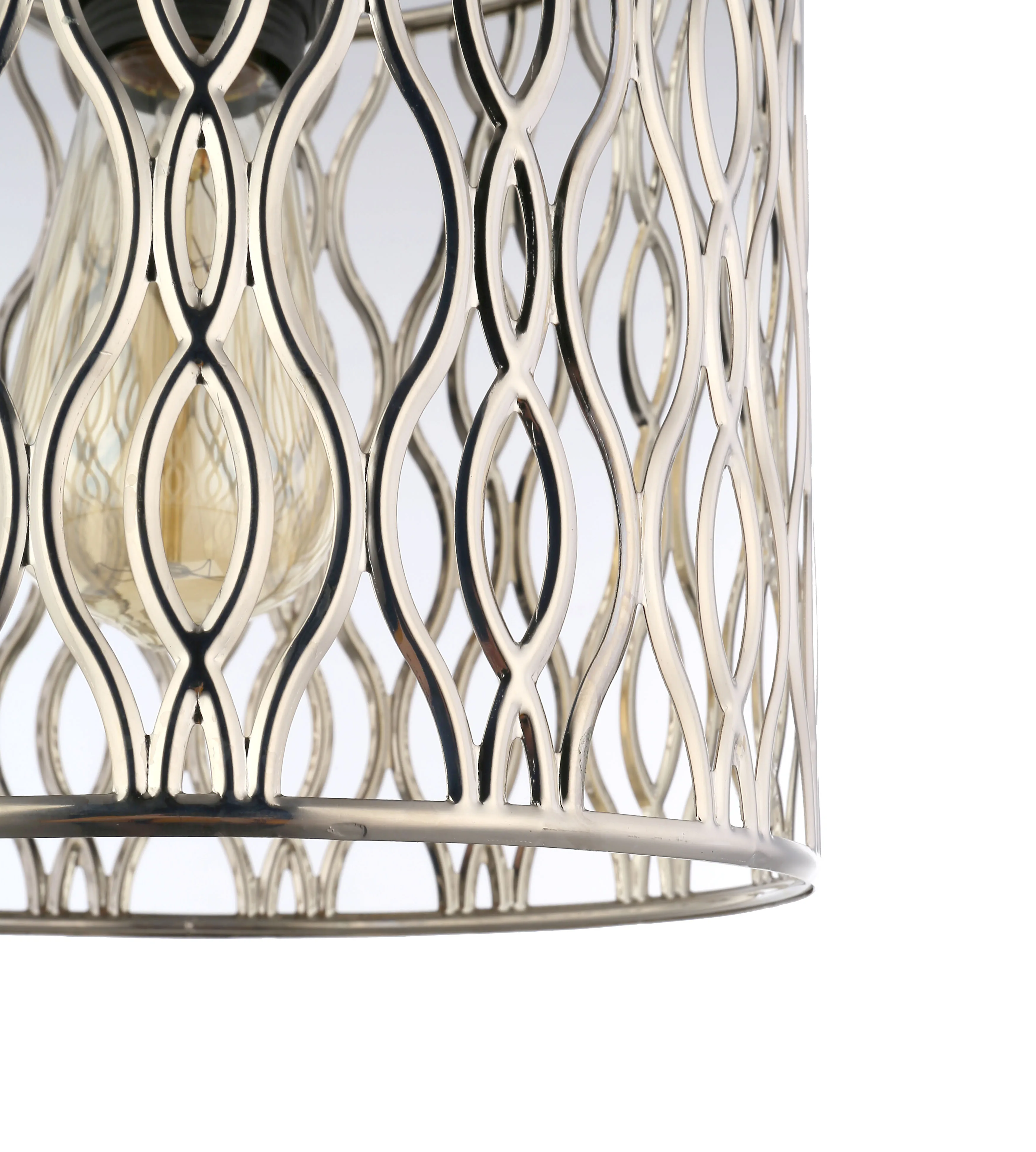 Residential Contemporary Pendant Lamp Plated Lampshade For Room Decorative Light Lamp