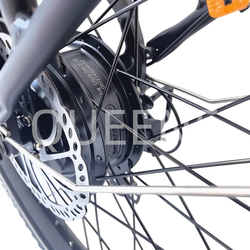 OEM Big Power 2 Wheels Disc Brake Mid Drive Motor Cheap Ebike Electric City Bike With Hydraulic Suspension