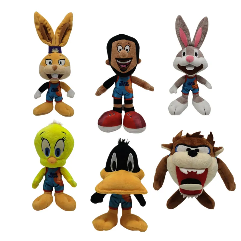 Прямые продажи с фабрики, плюшевые куклы Space Jam, новые наследия, плюшевые куклы, мягкие игрушки