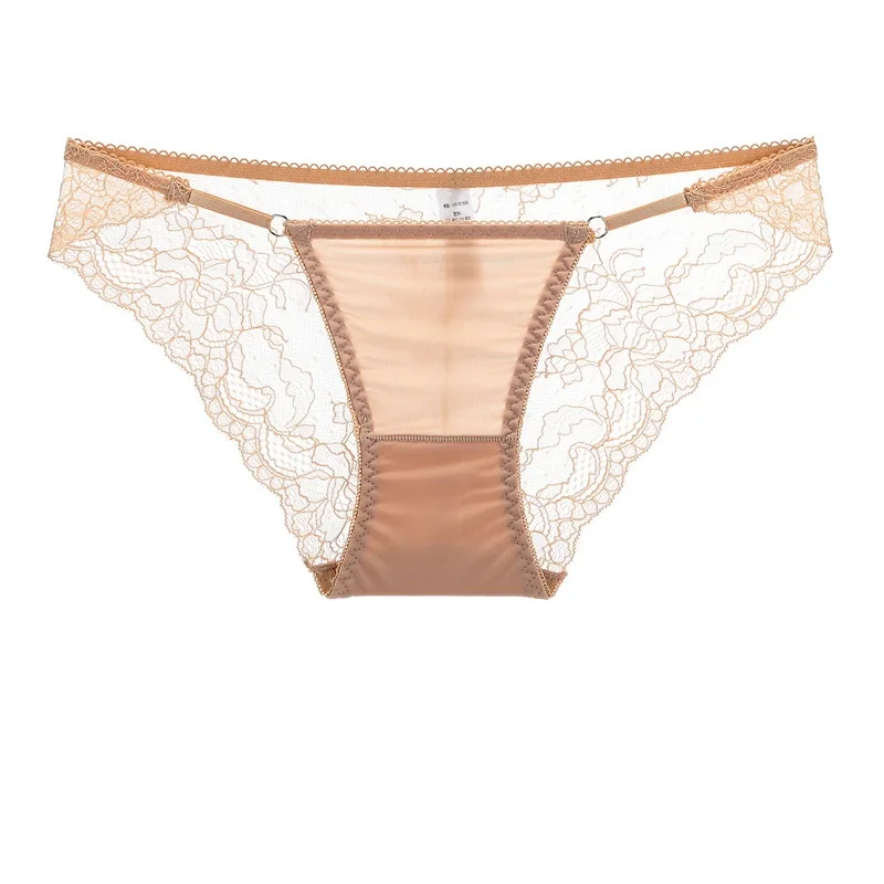 Sheer Lace Panties Women Sexy Underwear Big Girls Panties Low Rise Thong Quality Lingerie G String Panties