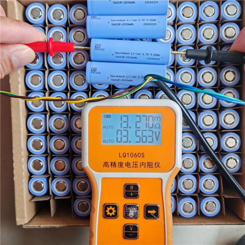 Best Selling 18650 Battery Cells 3.7V 2500mah 10C High Discharge Rate Rechargeable Lithium Batteries Power for Electric Tools