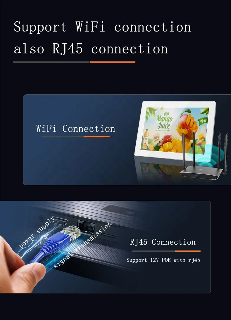 factory 10.1 inch industrial touch screen lcd monitor RK3566 android tablet for advertising