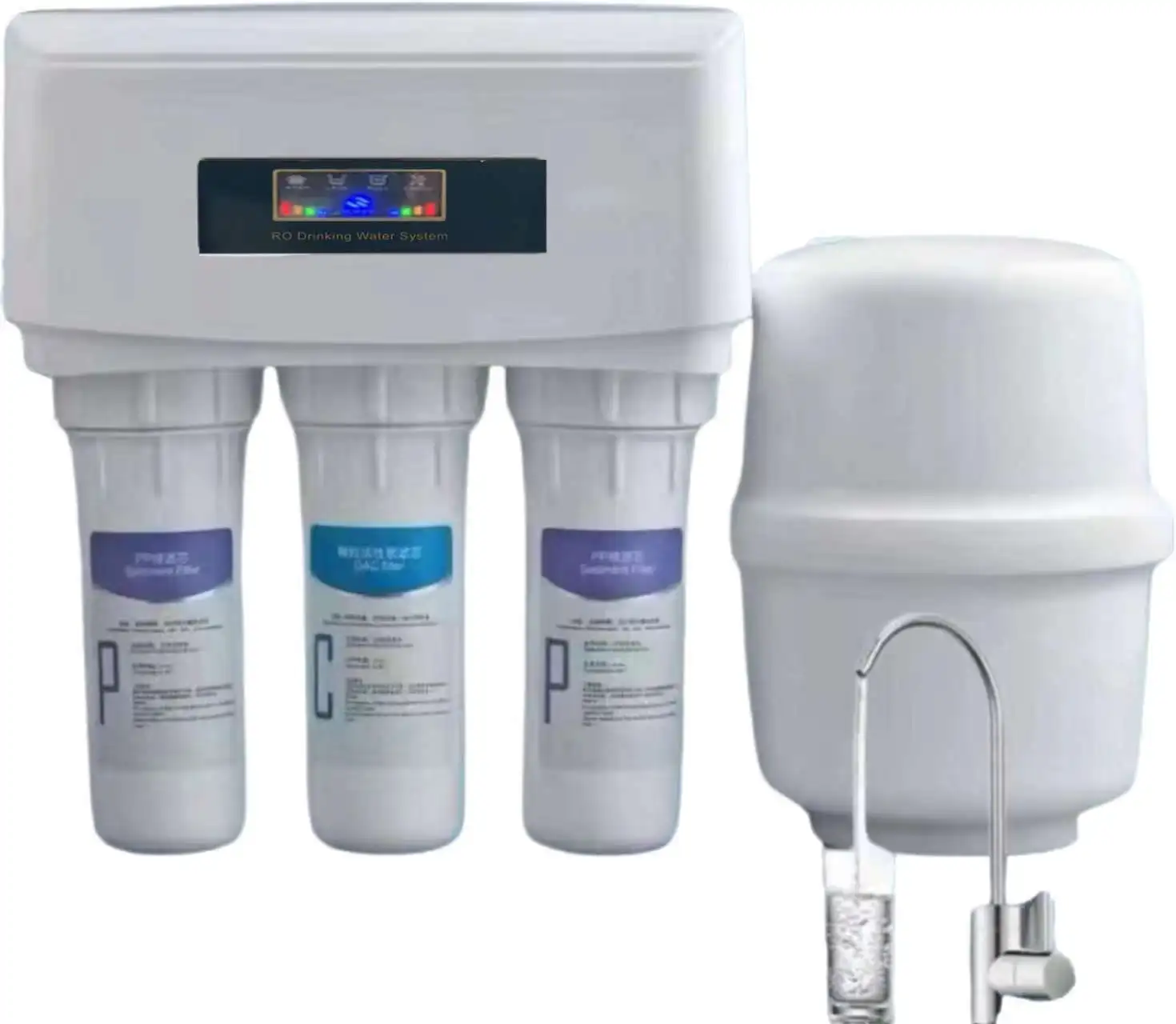 CE Water Dispenser Professional Design Household Reverse Osmosis Water Filtration System 5 Stage 100G RO System
