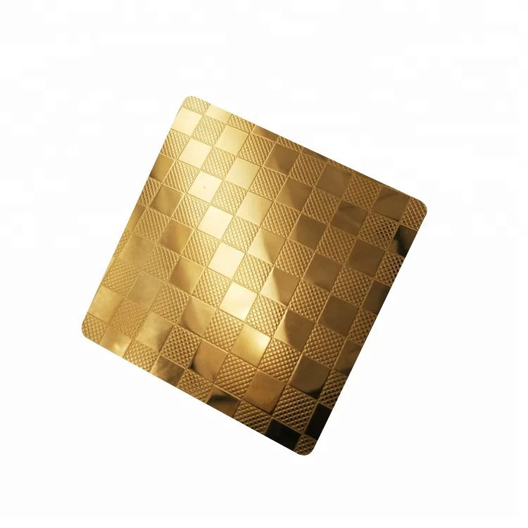 304 Stainless Steel Embossed Sheet Metal for Decorative Kitchen Wall Cabinet