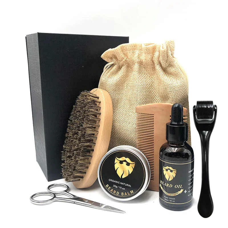 Небольшой заказ, индивидуальный логотип, уход за бородой, частная марка, масло для бороды, набор для ухода за бородой для мужчин