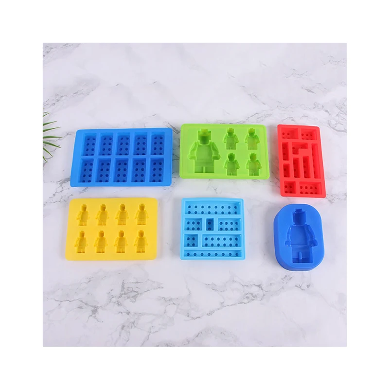 Most Popular In 2022 DIY 5 Even Chocolate Fondant Ice Making 3D Robot Chocolate Silicone Molds