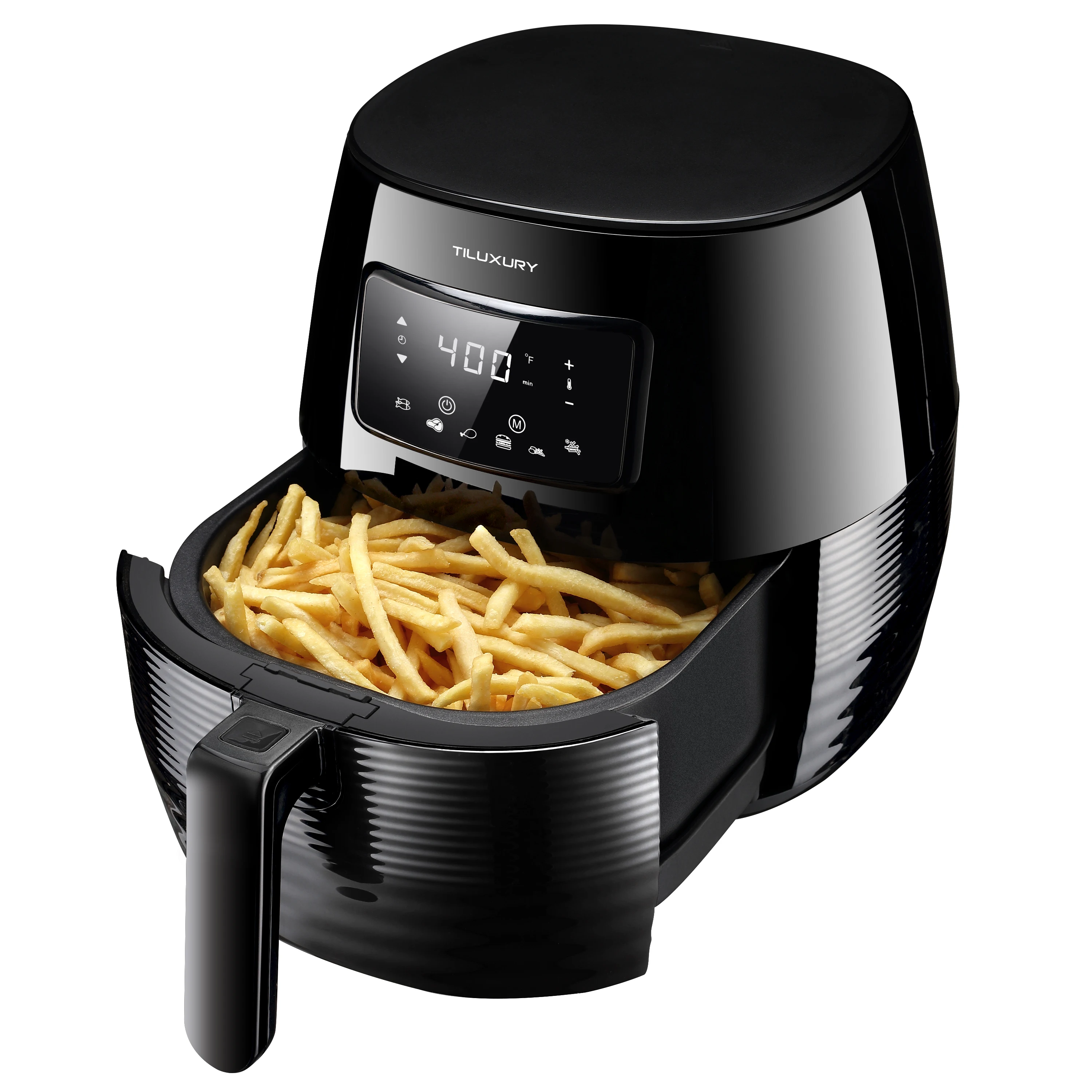 
Air Fryer 5L Touch Screen Hot Electric Digital Air fryer Oven with 6 Cooking Preset Detachable Nonstick Basket 