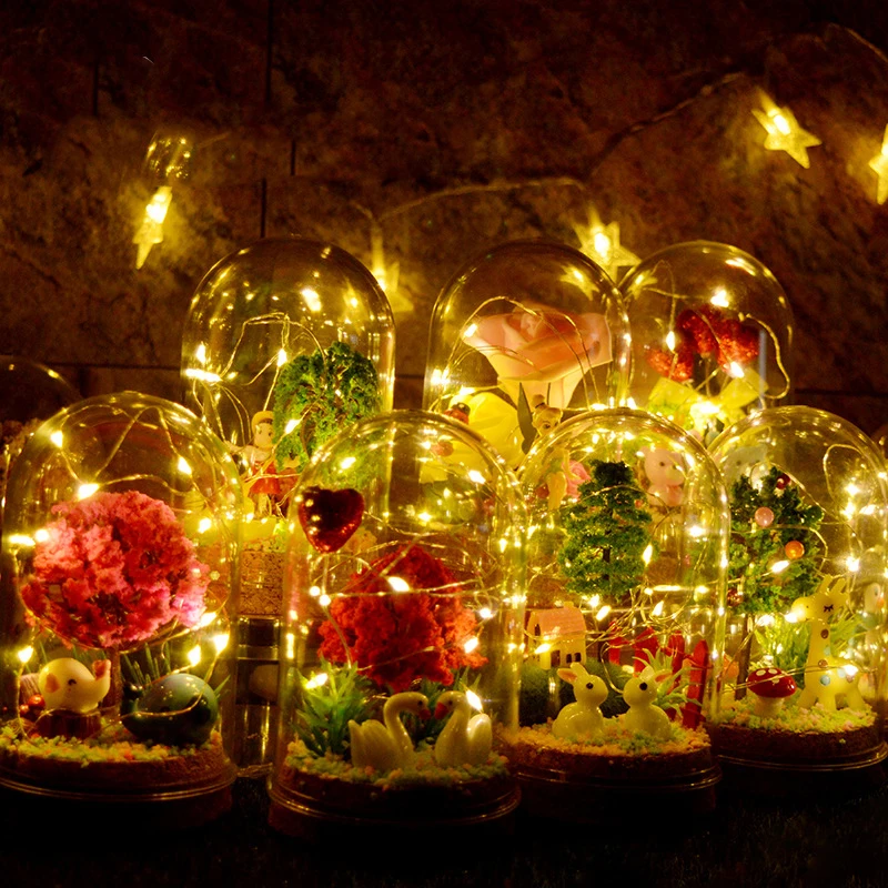 Hot Selling Unicorn Mini Light-up Toys DIY Night Light Craft Kit Arts And Crafts Toy For Girls