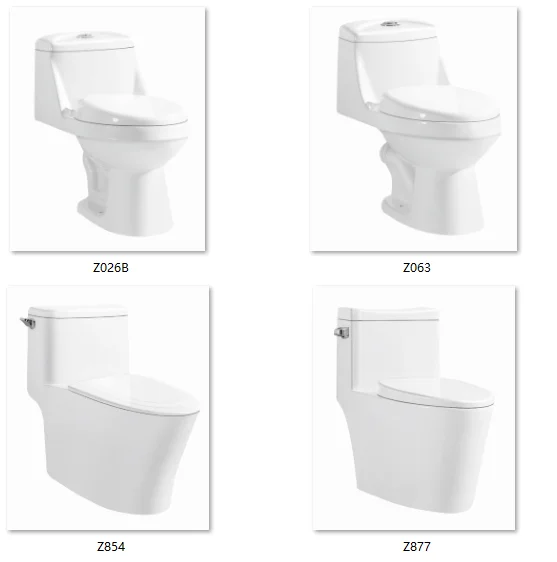 Economic Elongated Double Eddy One-piece China Manufacturer Wc Set One Piece Toilet