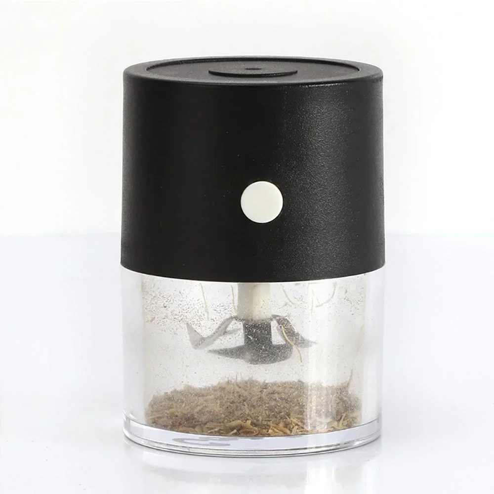 Electric Auto Grinder for Herb & Garlic Grinding Rechargeable Portable Electric Herb Crusher Machine  Rechargeable USB Grinder