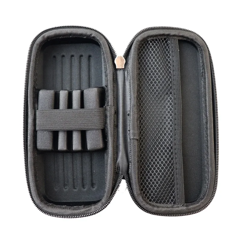Custom Logo Travel Storage Darts Flight Sets, Steel tip Carry Bag Slim EVA Shell Dart Case for 3 Darts Wallet
