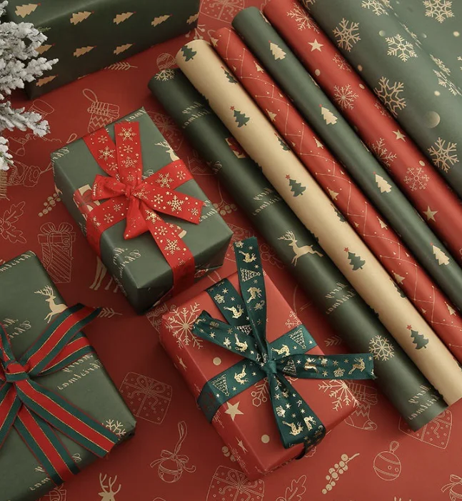 Red New Year Gift Packaging Box Merry Christmas Exquisite Magnetic Paper Box Christmas Gift Advanced Packaging Box